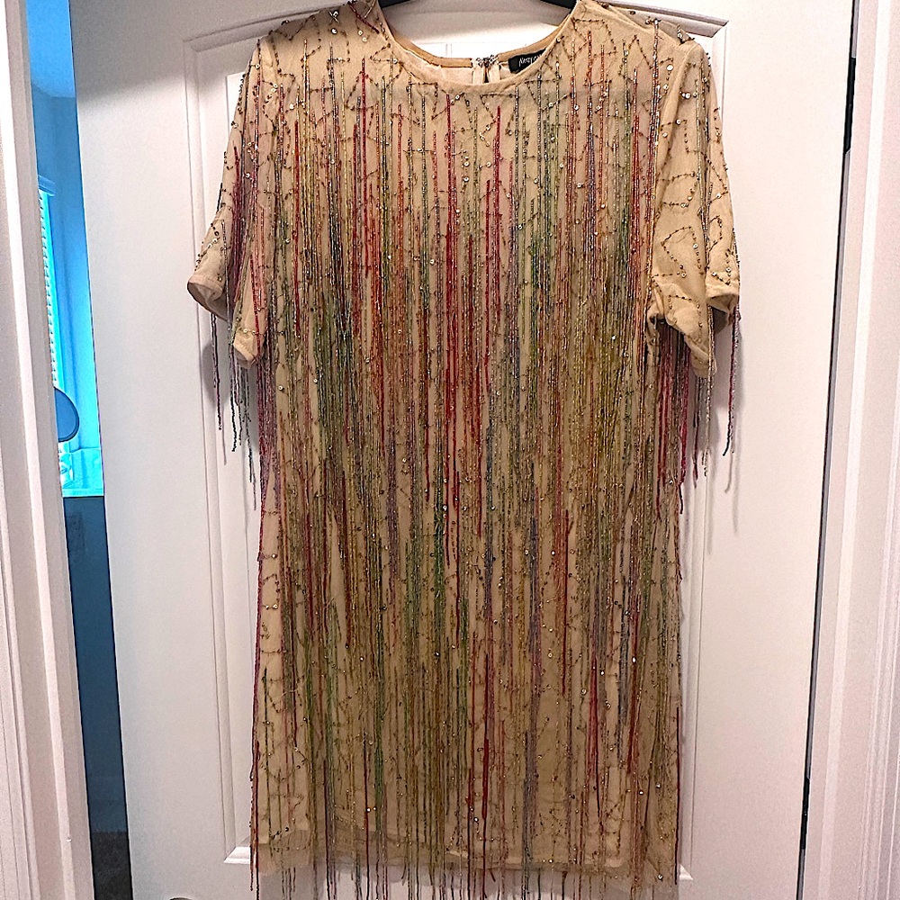 Multi-Color Tassel Dress